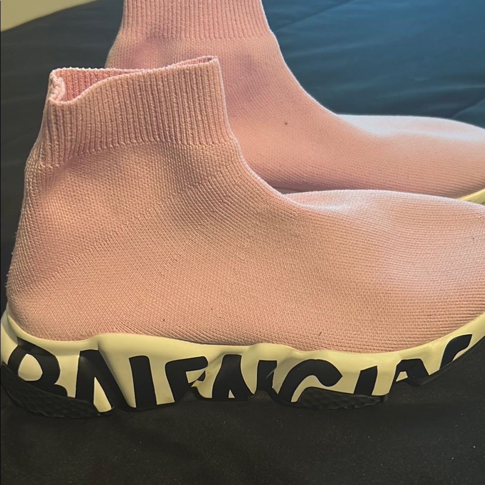 Balenciaga Light Pink Sock Sneakers